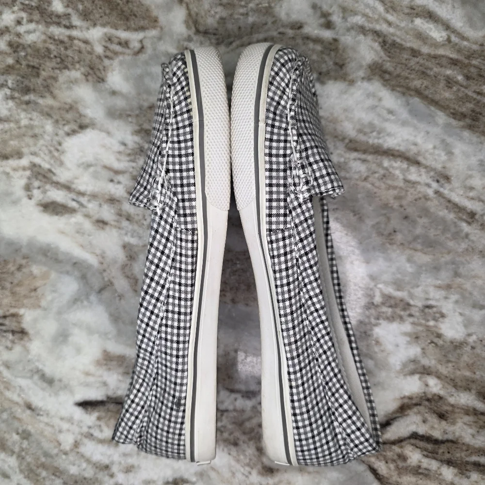 Roxy Minnow VII Slip-On Shoes Gingham Women's Size 6